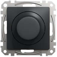 Світлорегулятор поворотний LED, 230В, 100Вт, Чорний, Sedna Design SDD114502