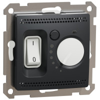 Терморегулятор теплої підлоги 16А з датчиком 3м, 230В, Чорний, Sedna Design SDD114507