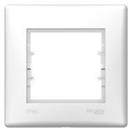 Рамка 1-постова, IP44, Біла, Sedna SDN5810521