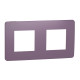 Рамка 2-постова, Ліловий/беж, Schneider Unica NEW Studio NU280415