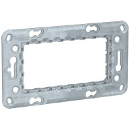 Супорт під 4 модуля, Zamak, Unica NEW NU7104